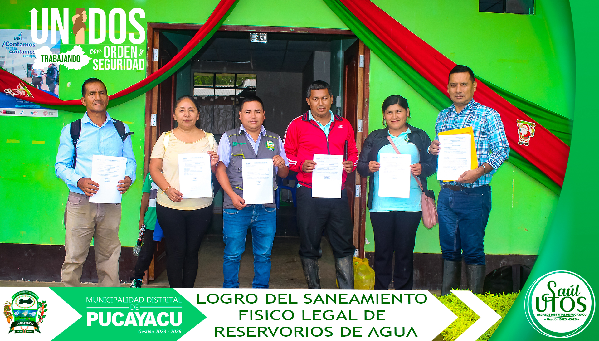 LOGRO DEL SANEAMIENTO FISICO LEGAL DE RESERVORIOS DE AGUA