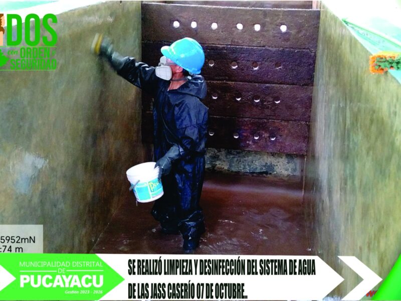 Municipalidad Distrital de Pucayacu – MDP Mejoramos la Prestación de los Servicios de Saneamiento Rural.