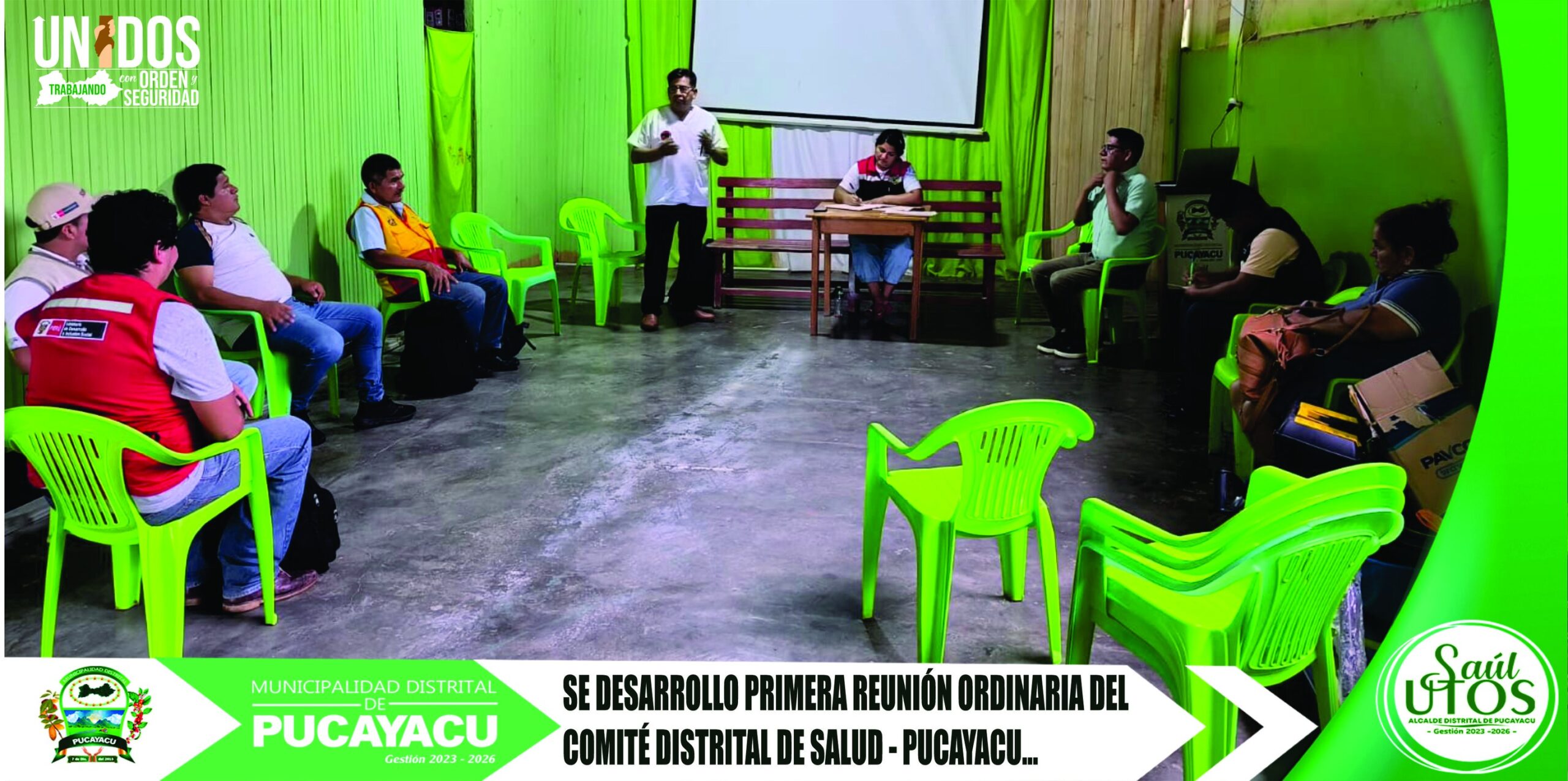 Municipalidad Distrital de Pucayacu – I Reunión Ordinaria Del Comité Distrital De Salud Pucayacu.
