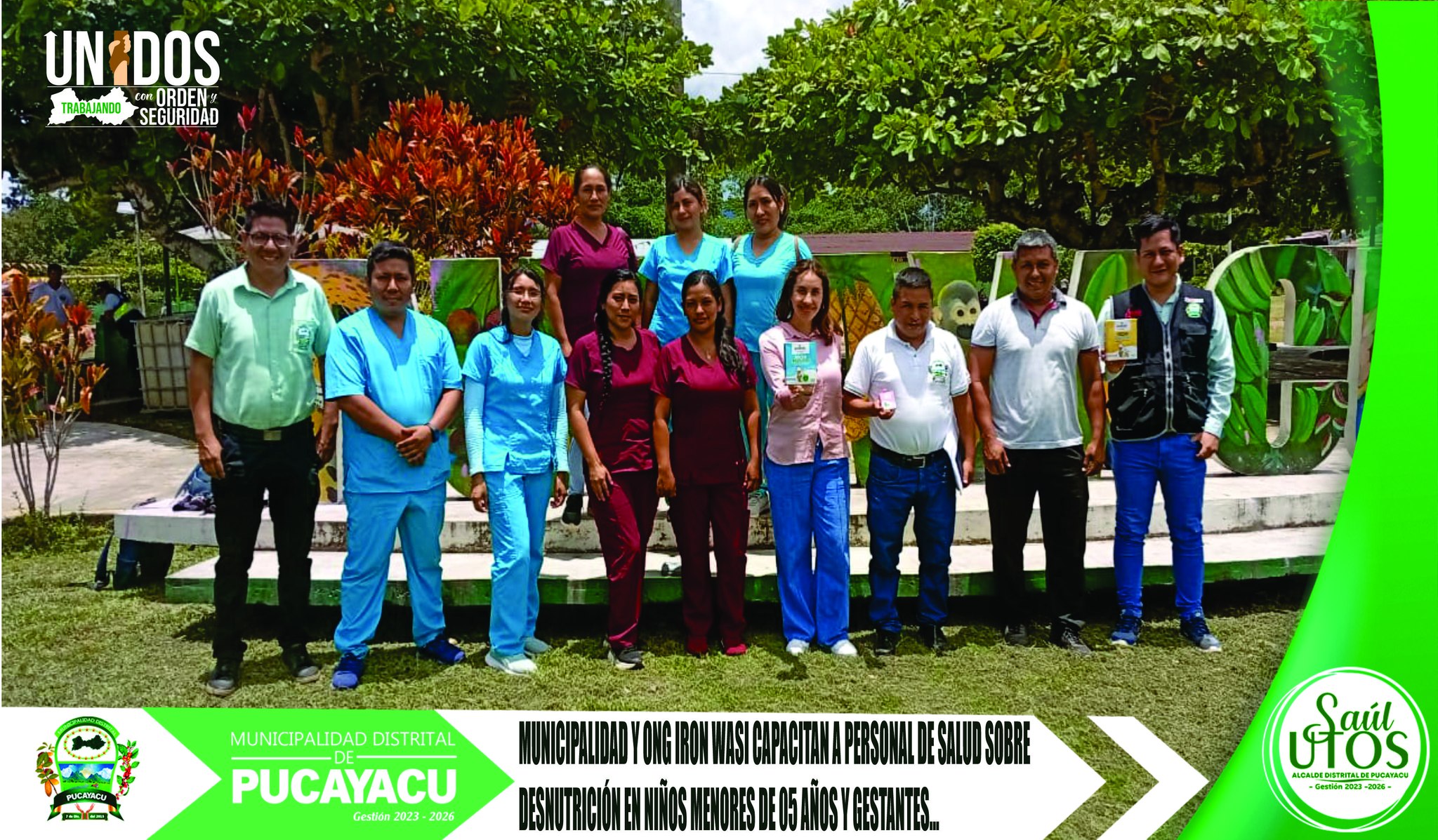 Municipalidad Distrital de Pucayacu – Municipalidad promueve la lucha contra la anemia en niños menores de cinco años y gestantes.