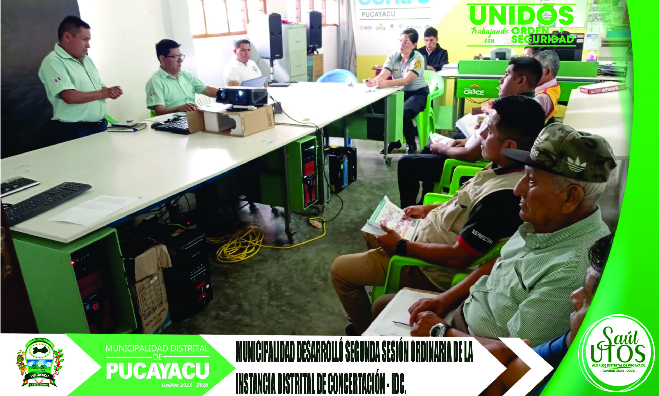 Municipalidad Distrital de Pucayacu – Se desarrolló la segunda sesión ordinaria de la Instancia Distrital de Concertación (IDC)-