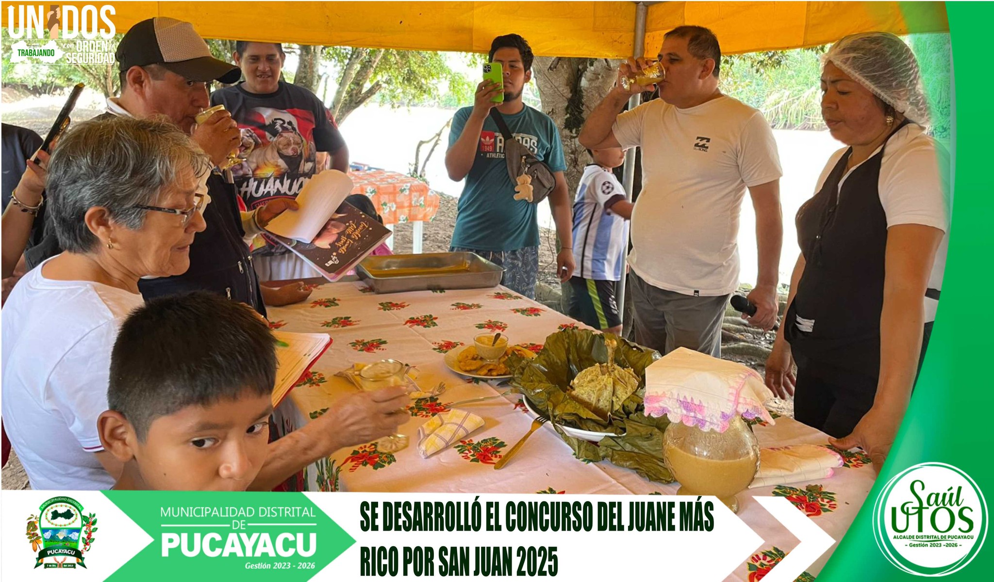 Municipalidad Distrital de Pucayacu – Concurso del Juane más rico se realizó con éxito.