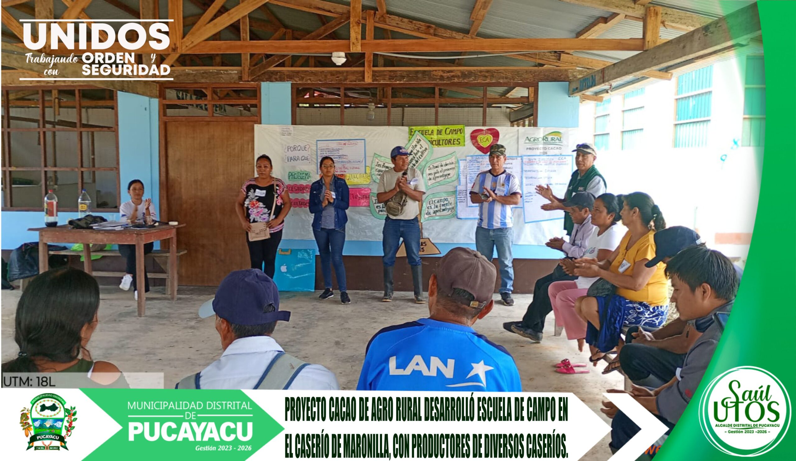 Municipalidad Distrital de Pucayacu – Productores de cacao sus capacidades a través de ECA