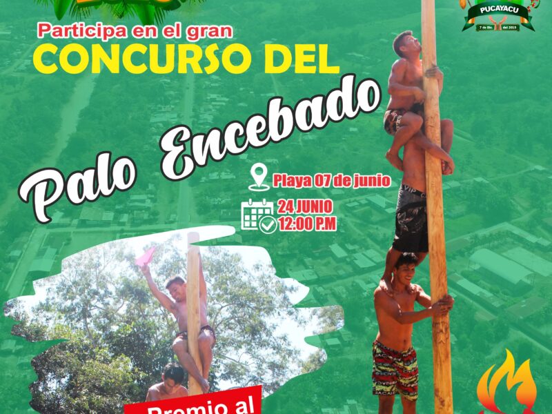 Municipalidad Distrital de Pucayacu – Concurso del Palo Encebado.