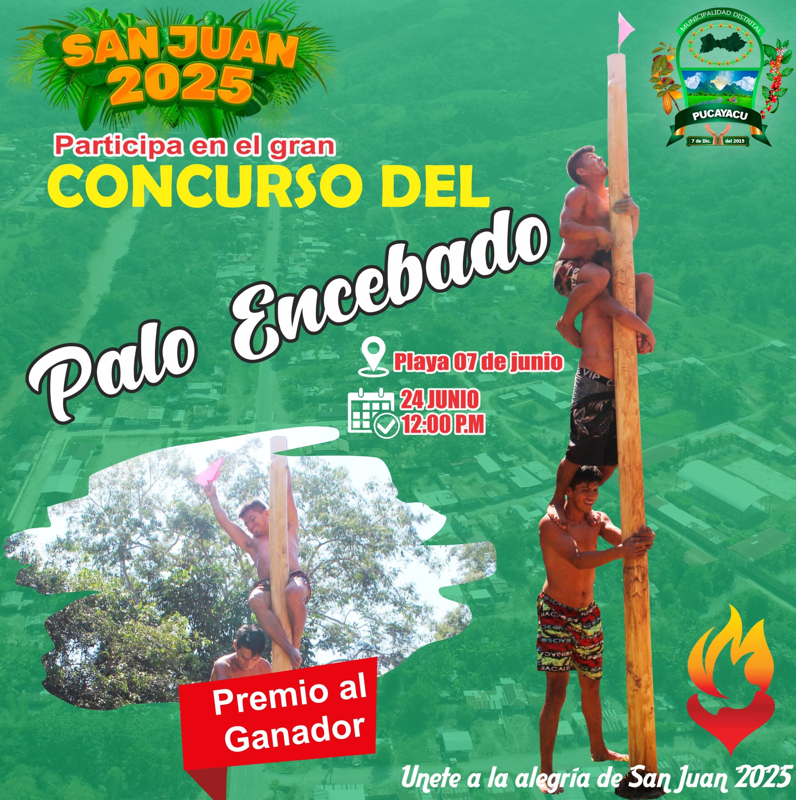 Municipalidad Distrital de Pucayacu – Concurso del Palo Encebado.