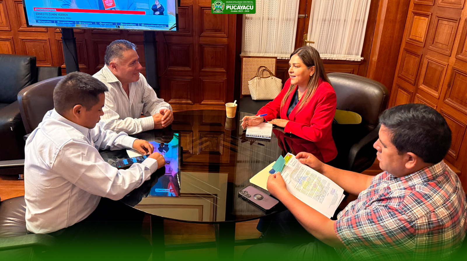 REUNIÓN DE COORDINACIÓN PARA IMPULSAR PROYECTOS DE INVERSIÓN EN PUCAYACU
