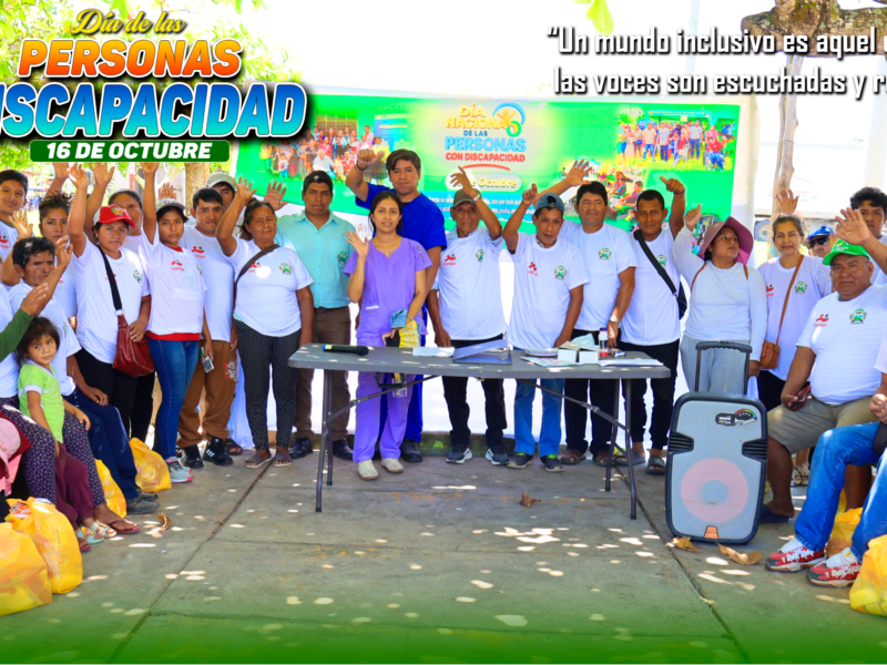 𝗣𝗨𝗖𝗔𝗬𝗔𝗖𝗨 𝗖𝗢𝗡𝗠𝗘𝗠𝗢𝗥𝗔 𝗘𝗟 𝗗𝗜́𝗔 𝗗𝗘 𝗟𝗔𝗦 𝗣𝗘𝗥𝗦𝗢𝗡𝗔𝗦 𝗖𝗢𝗡 𝗗𝗜𝗦𝗖𝗔𝗣𝗔𝗖𝗜𝗗𝗔𝗗