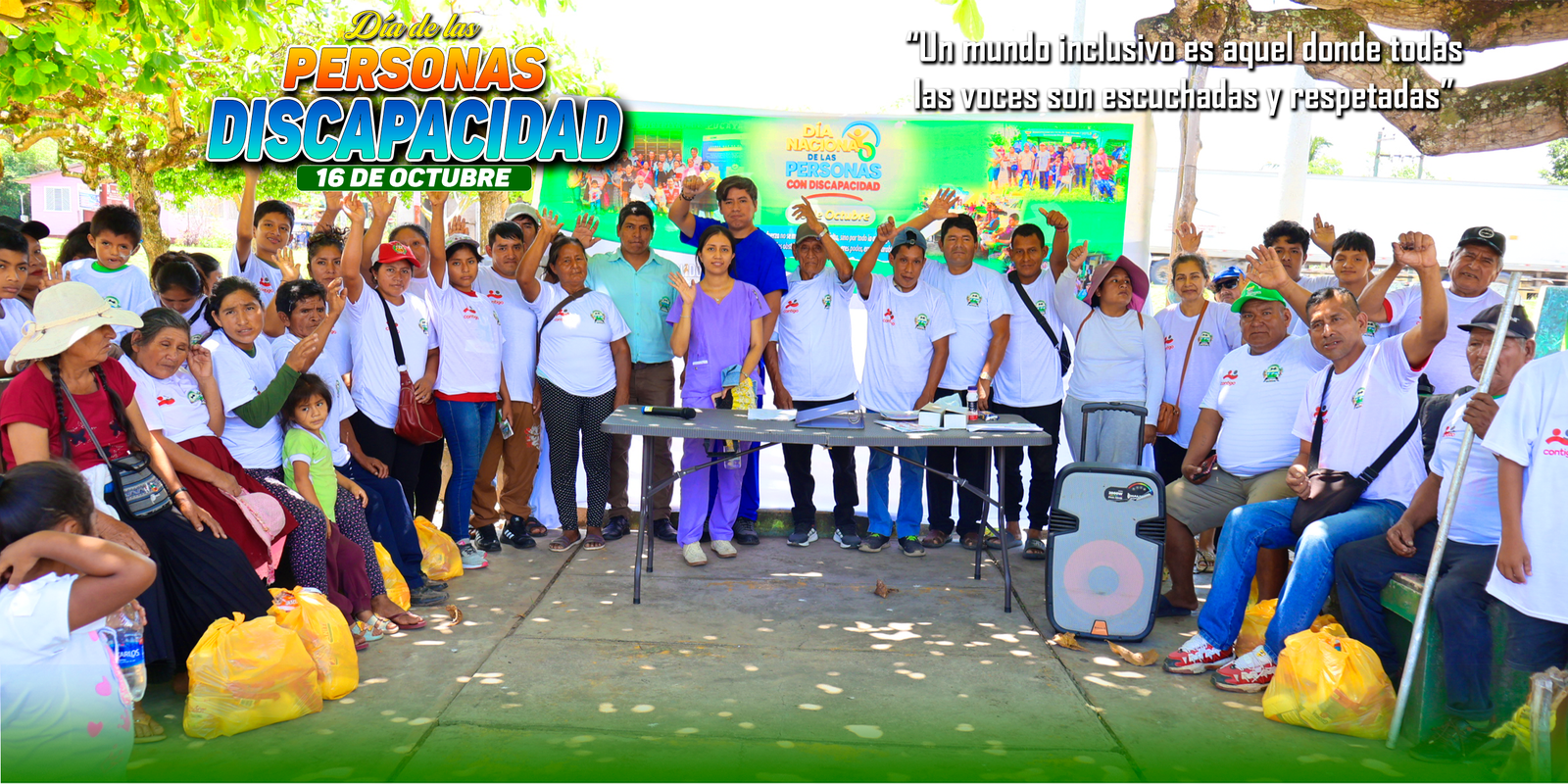 𝗣𝗨𝗖𝗔𝗬𝗔𝗖𝗨 𝗖𝗢𝗡𝗠𝗘𝗠𝗢𝗥𝗔 𝗘𝗟 𝗗𝗜́𝗔 𝗗𝗘 𝗟𝗔𝗦 𝗣𝗘𝗥𝗦𝗢𝗡𝗔𝗦 𝗖𝗢𝗡 𝗗𝗜𝗦𝗖𝗔𝗣𝗔𝗖𝗜𝗗𝗔𝗗